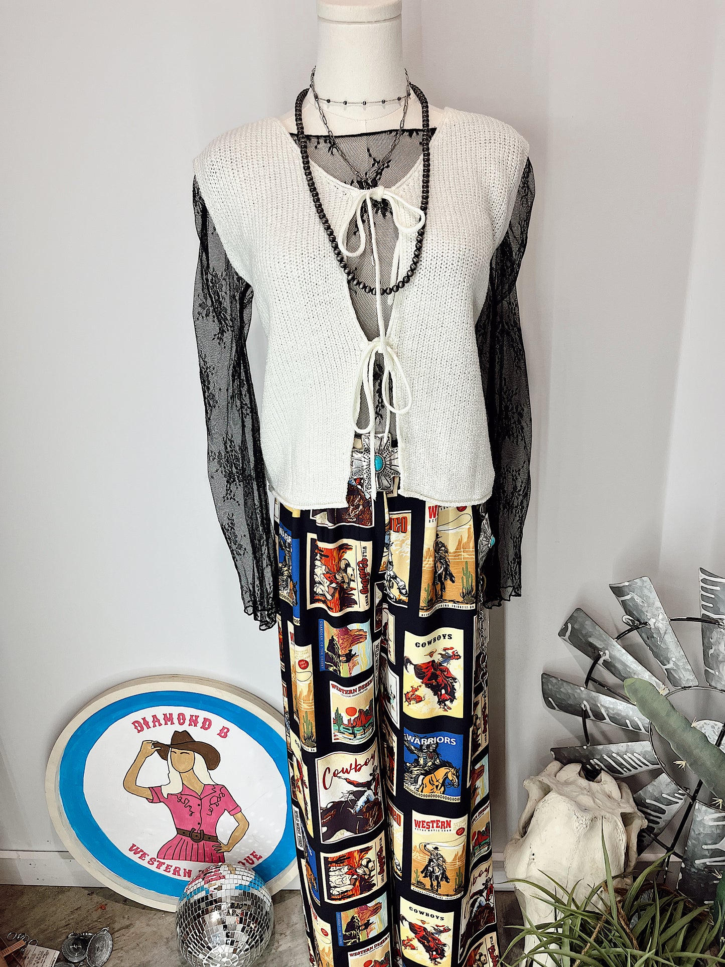 Western Cowboy Stamps Slacks
