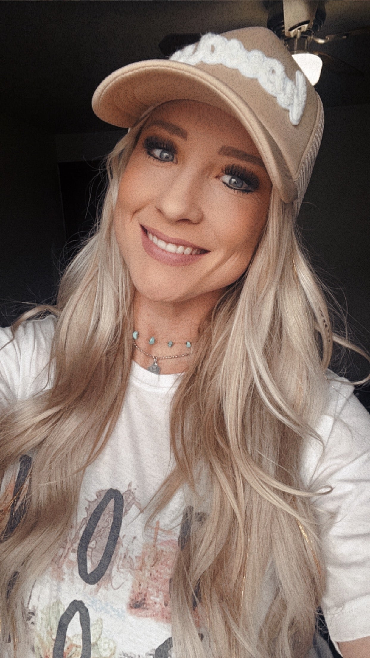 Turquoise Chip Chain Choker