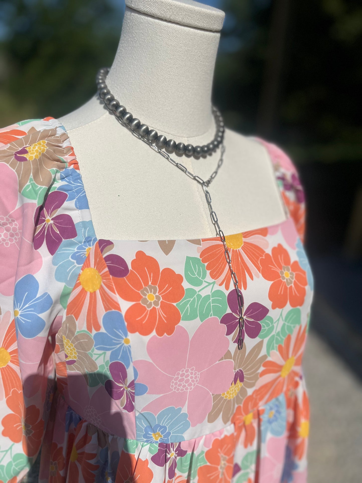 Summer Floral Babydoll Dress