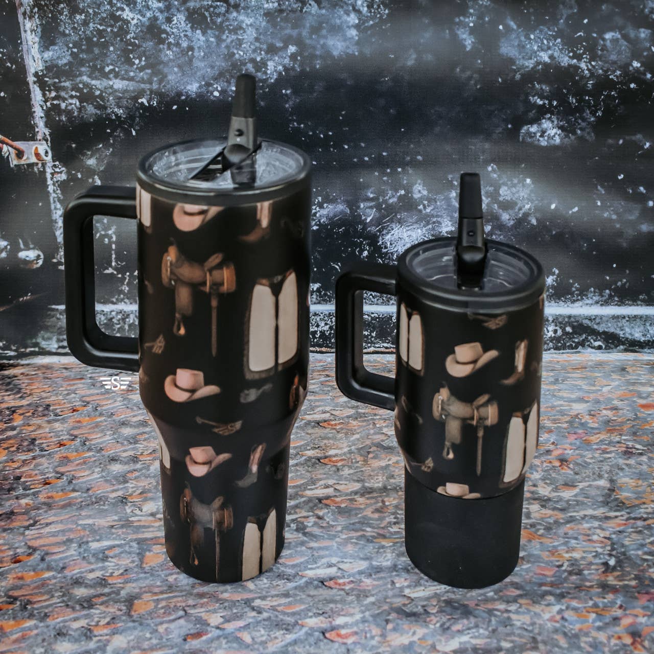 Classic Western Flip Top Tumbler: 20oz