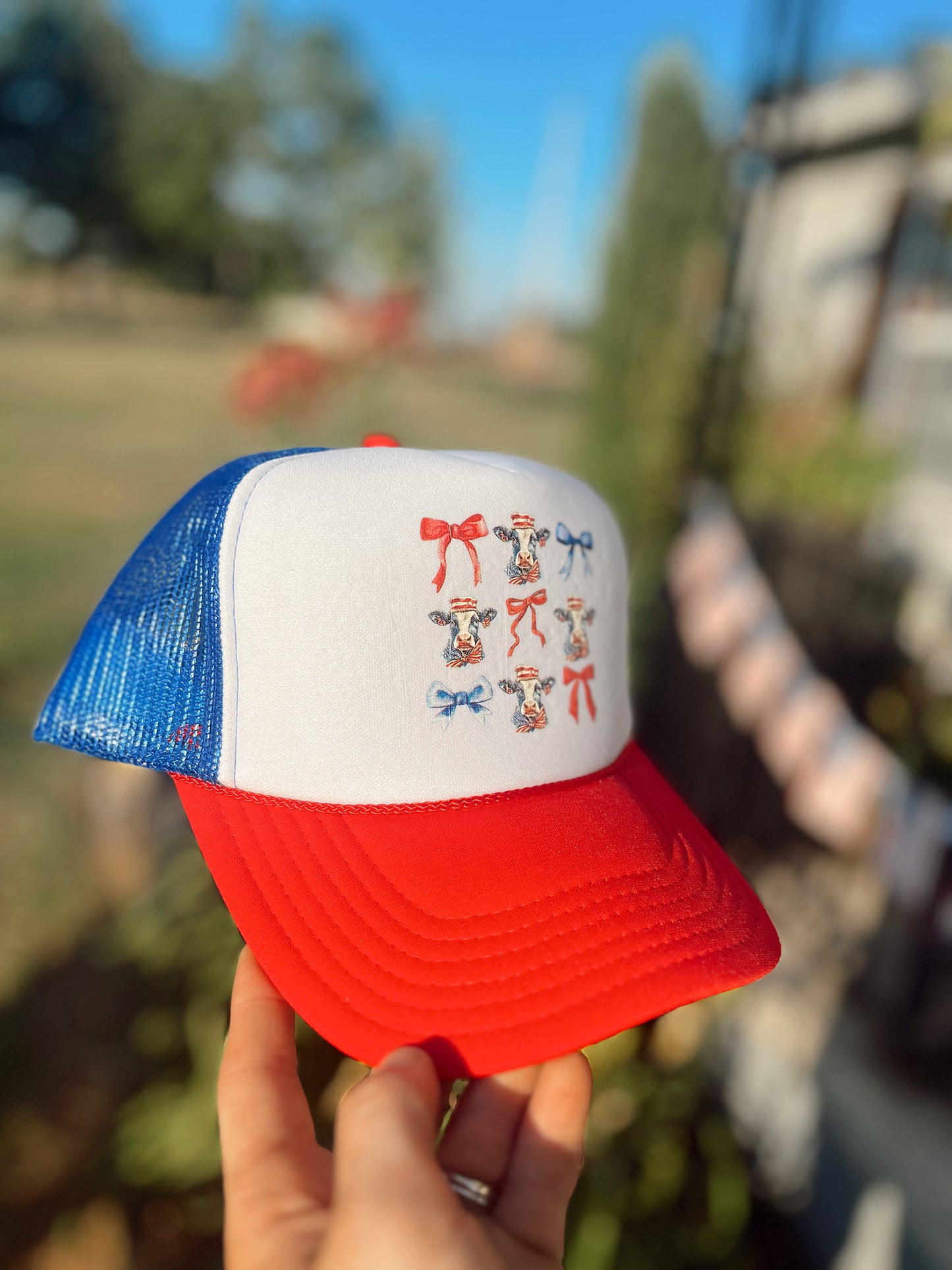 Patriotic Cows & Bows