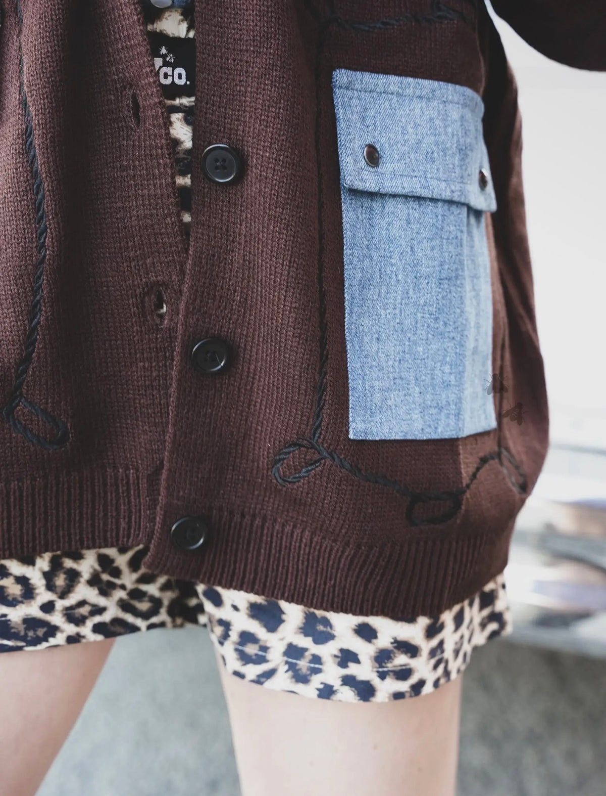 Cattle Babe Cardigan—Angus