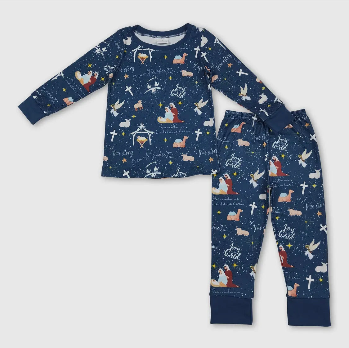Oh Come Let Us Adore Him- Kids Jammies