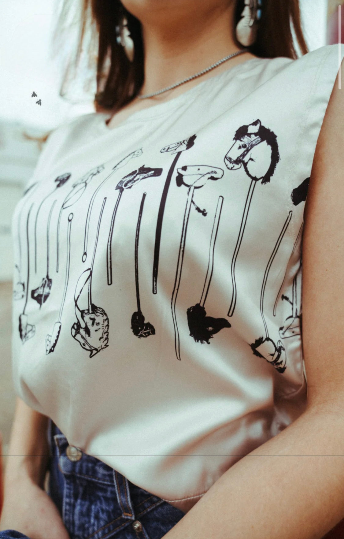 Pony Trail Crop Tee