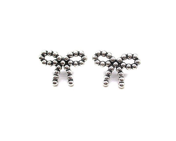 Western Metal Ribbon Post Earring