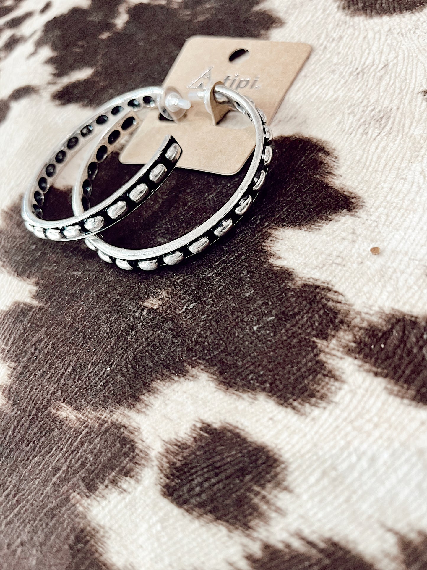 Western Bubble Hoop Earrings
