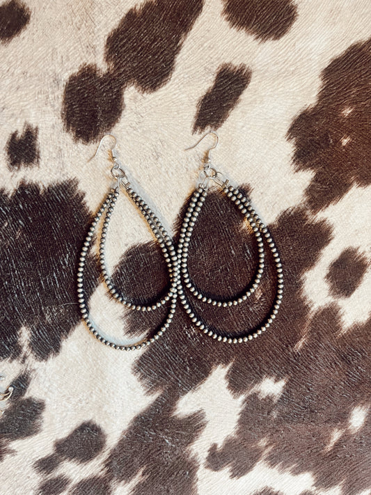 Real Navajo pearls, authentic, earrings