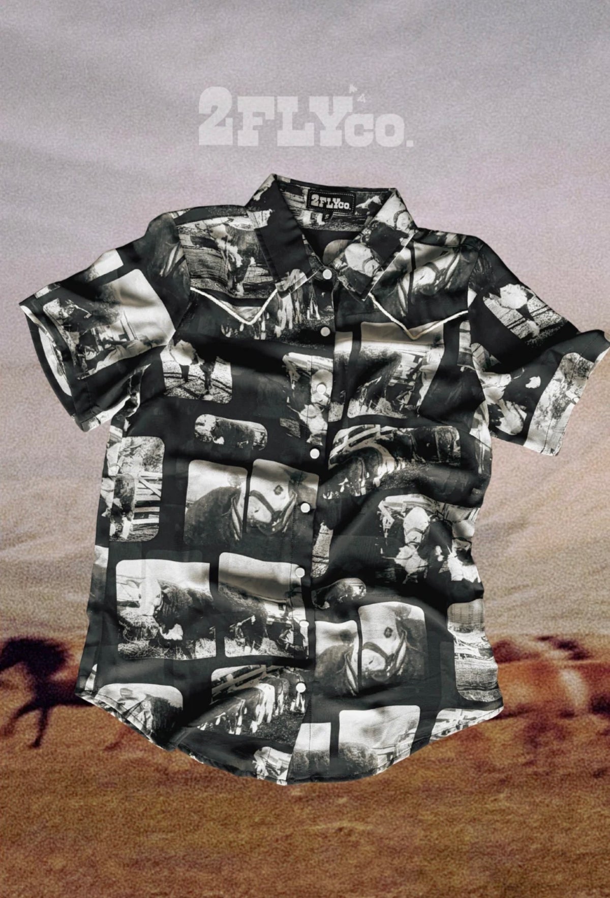 Hereford Edit Short Sleeve Pearl Snap