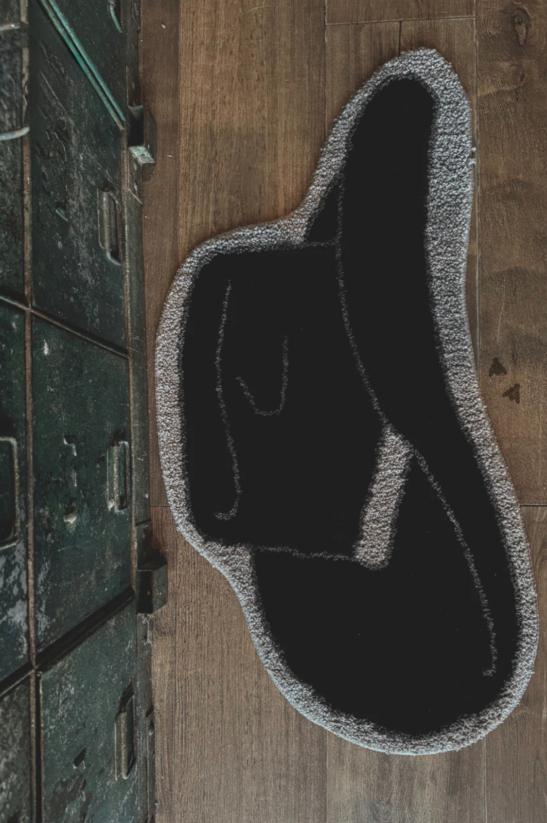 Moody Cowboy Rug—Midnight Black