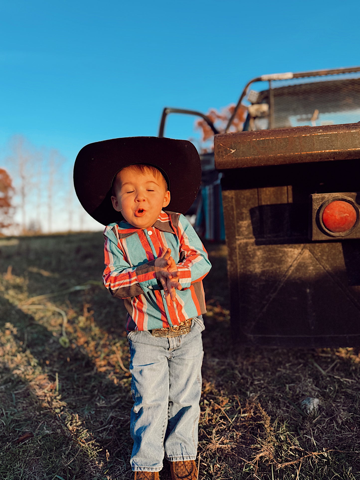 New To Country Button Up