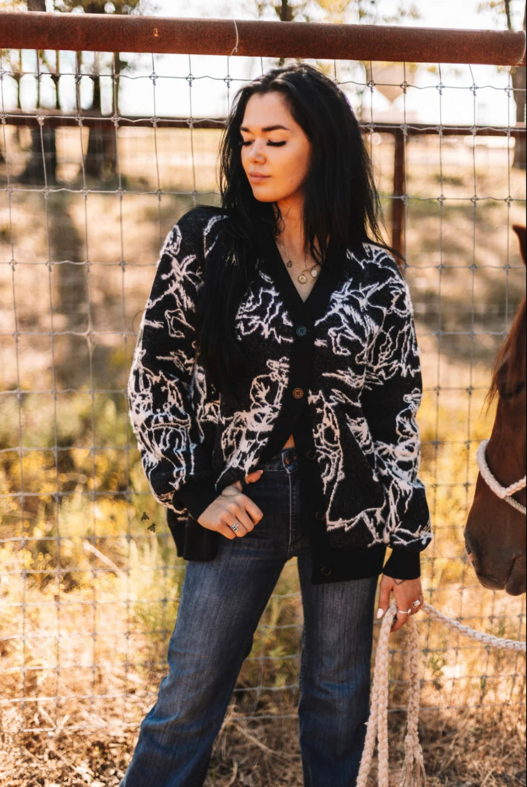 Rodeo Fuzz Cardigan