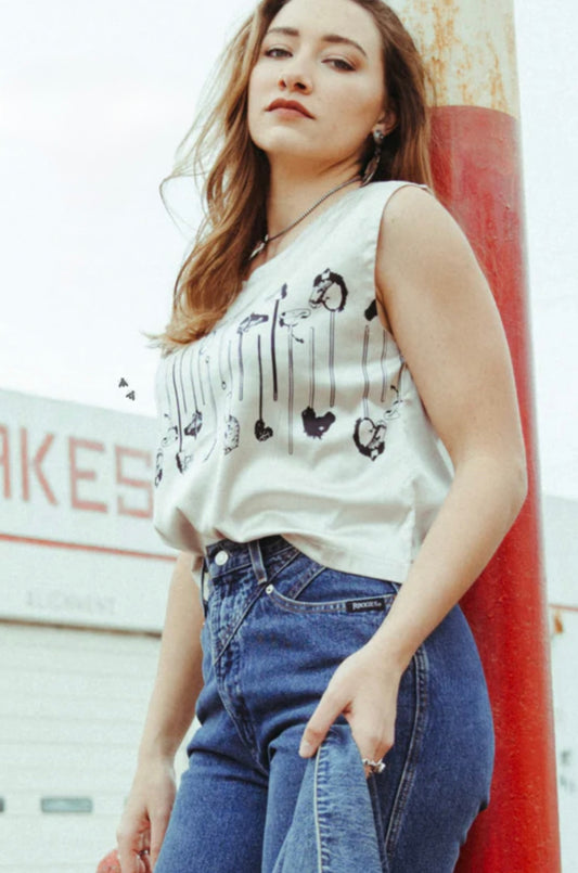Pony Trail Crop Tee