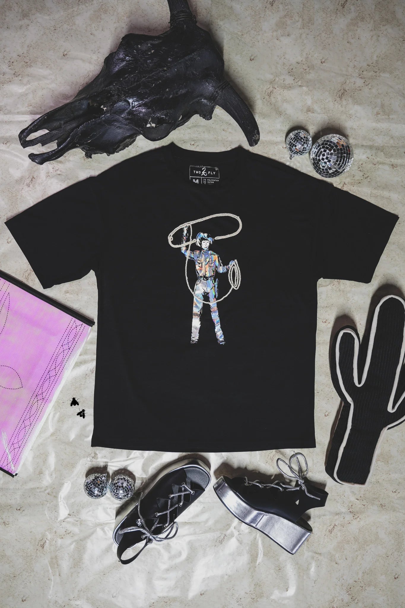 Holographic Roper Tee