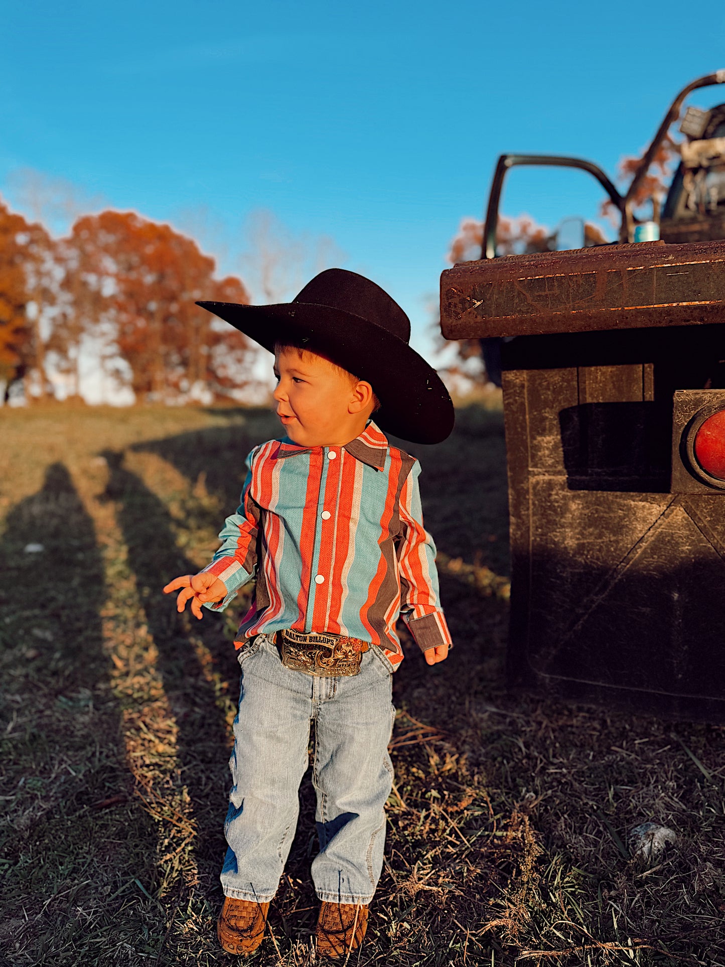 New To Country Button Up