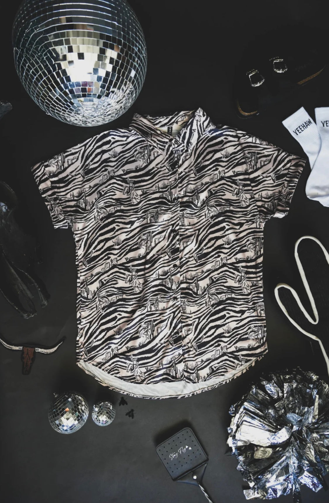 Zappy Zehhbrah Pearl Snap