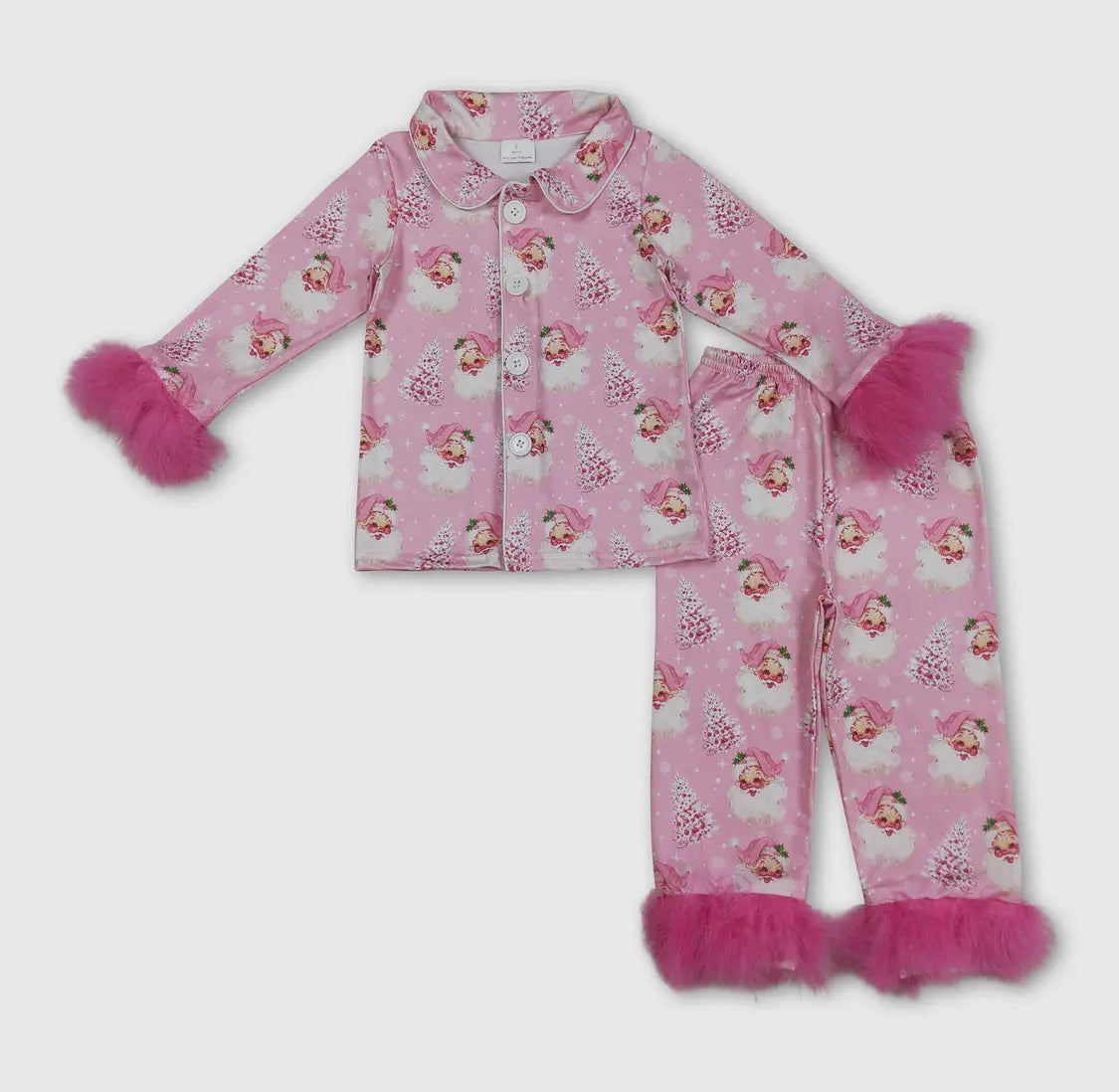 Pink Santa Christmas Tree With Tha Fur—PREORDER