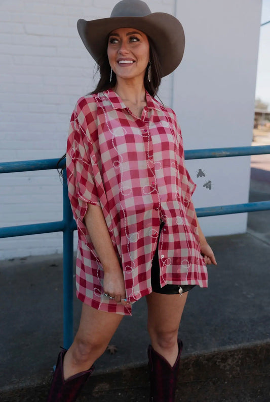 Square Dance Pearl Snap— GINGYROPE