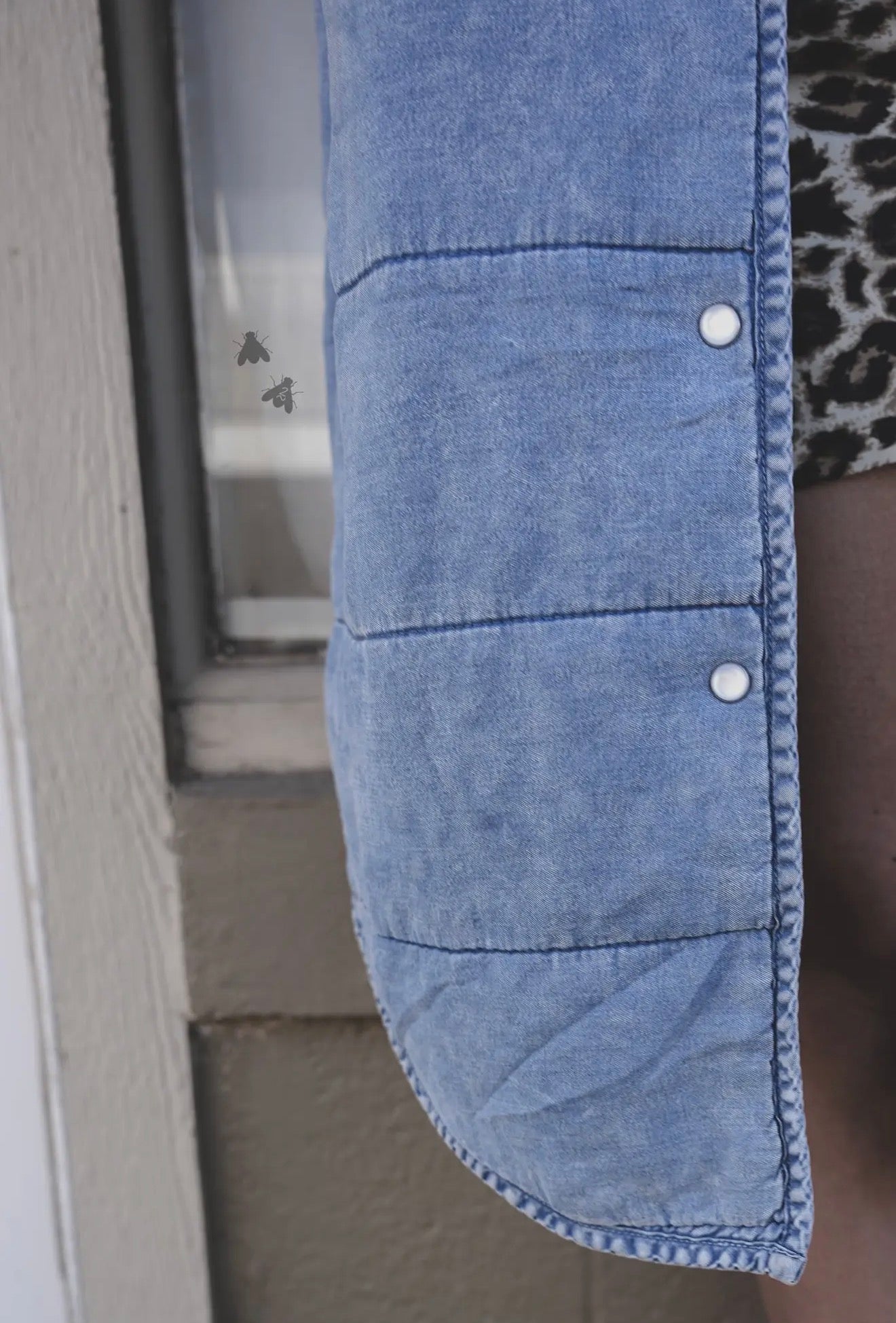 The Quincy Quilted Pearl Snap Vest
