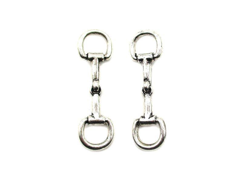 Western Snaffle Bit Dangle Earring