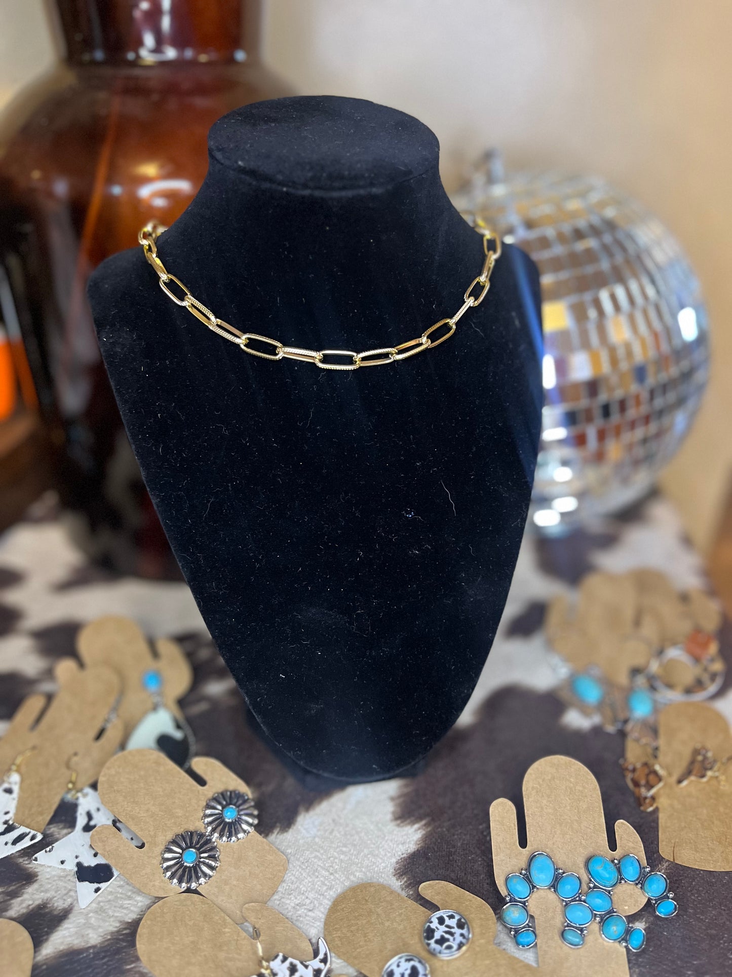 Gold Paperclip Chain