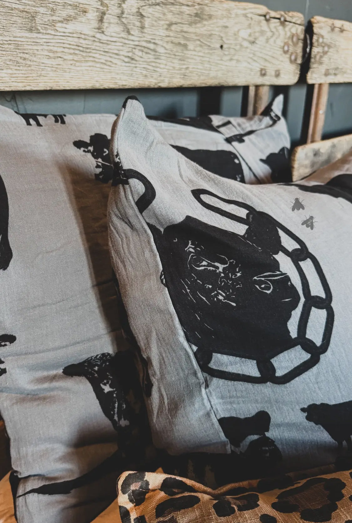 Counting Cattle Pillowcase- Set of 2