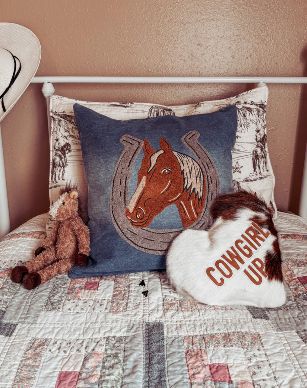 Denim Darlin’ Throw Pillow