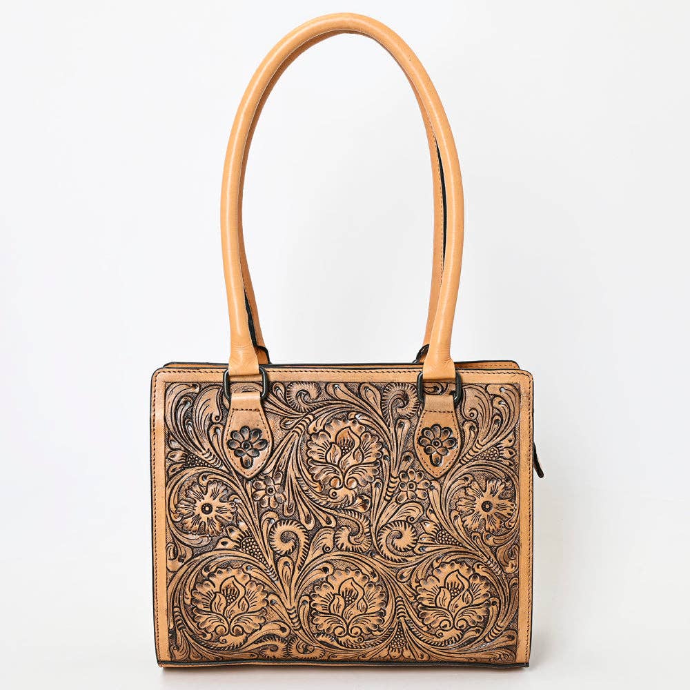 American Darling Bag: Hand Tooled Genuine Leather Purse