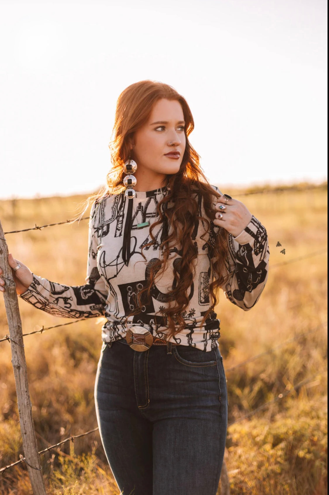 Saddle Up Anyway Long-sleeve Top