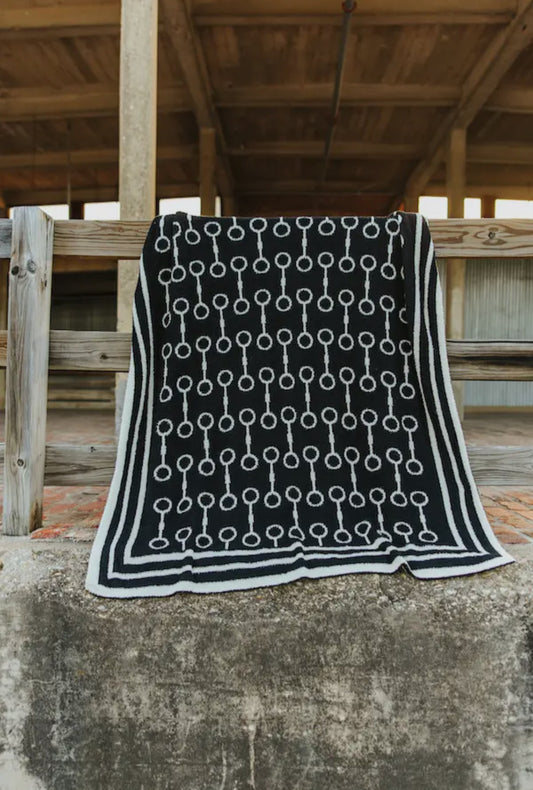 Horse Bit Microfiber Blanket