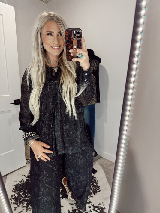 Black Boot Stitch Set