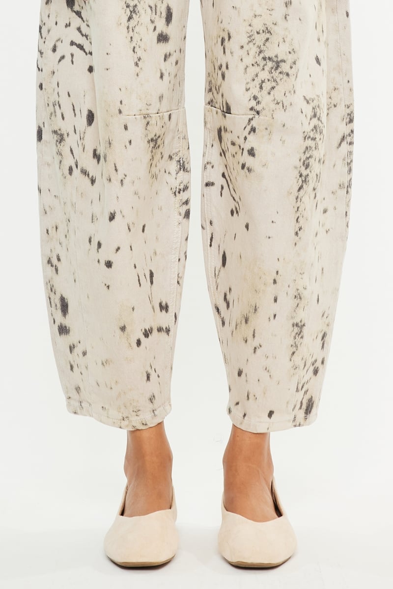 KanCan Brindle Cowprint Horseshoe Jeans