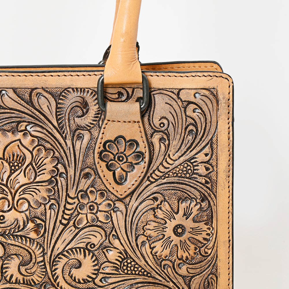 American Darling Bag: Hand Tooled Genuine Leather Purse