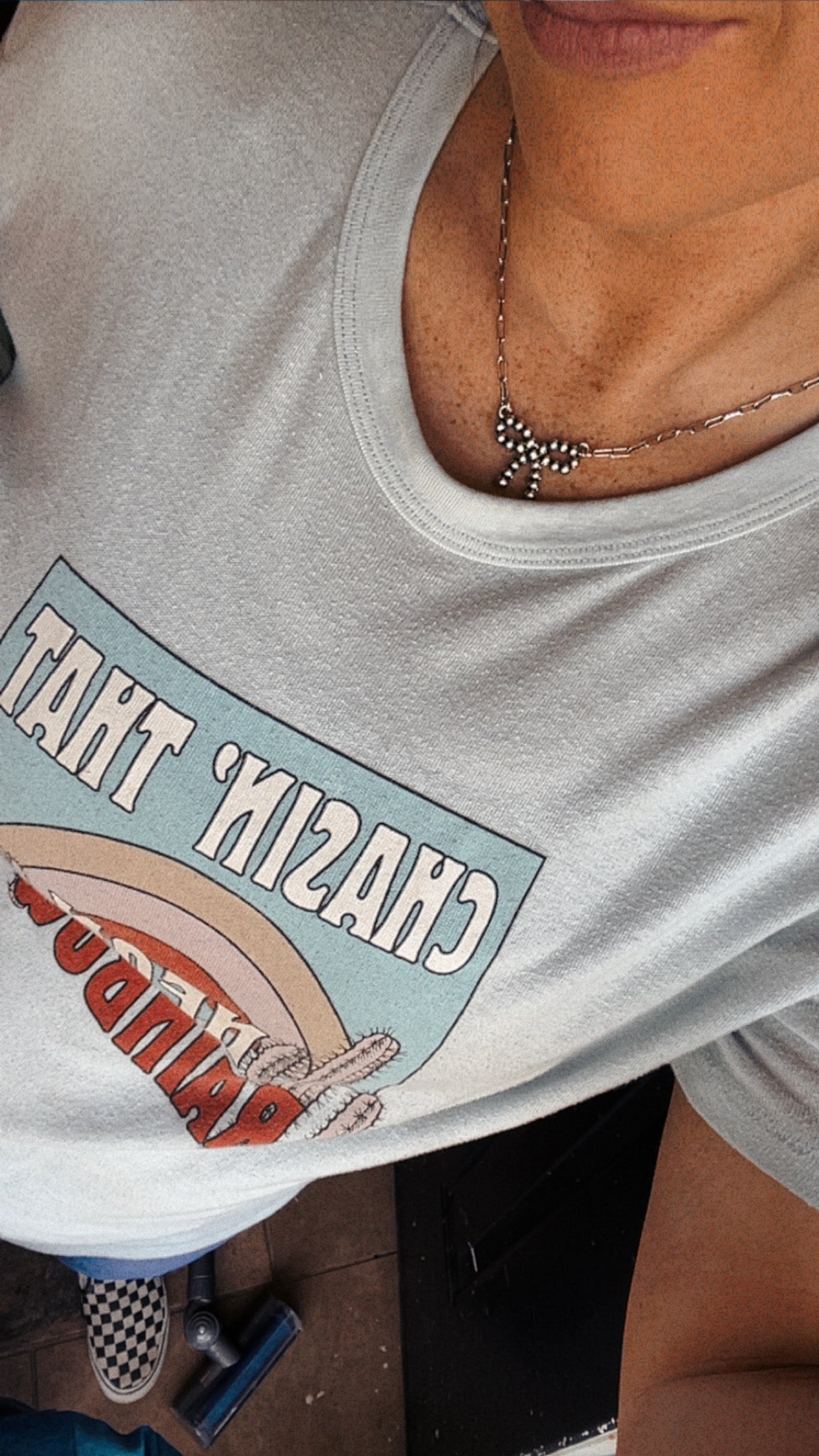 Western Small Ribbon Necklace