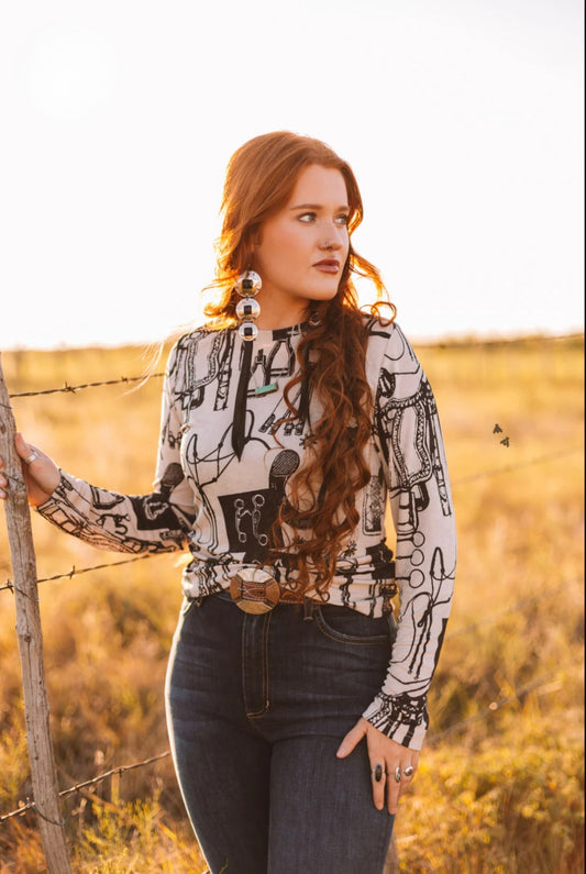 Saddle Up Anyway Long-sleeve Top