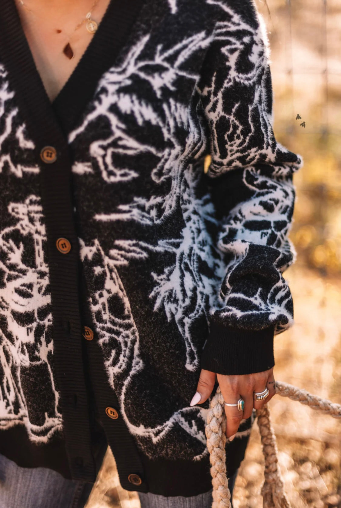 Rodeo Fuzz Cardigan