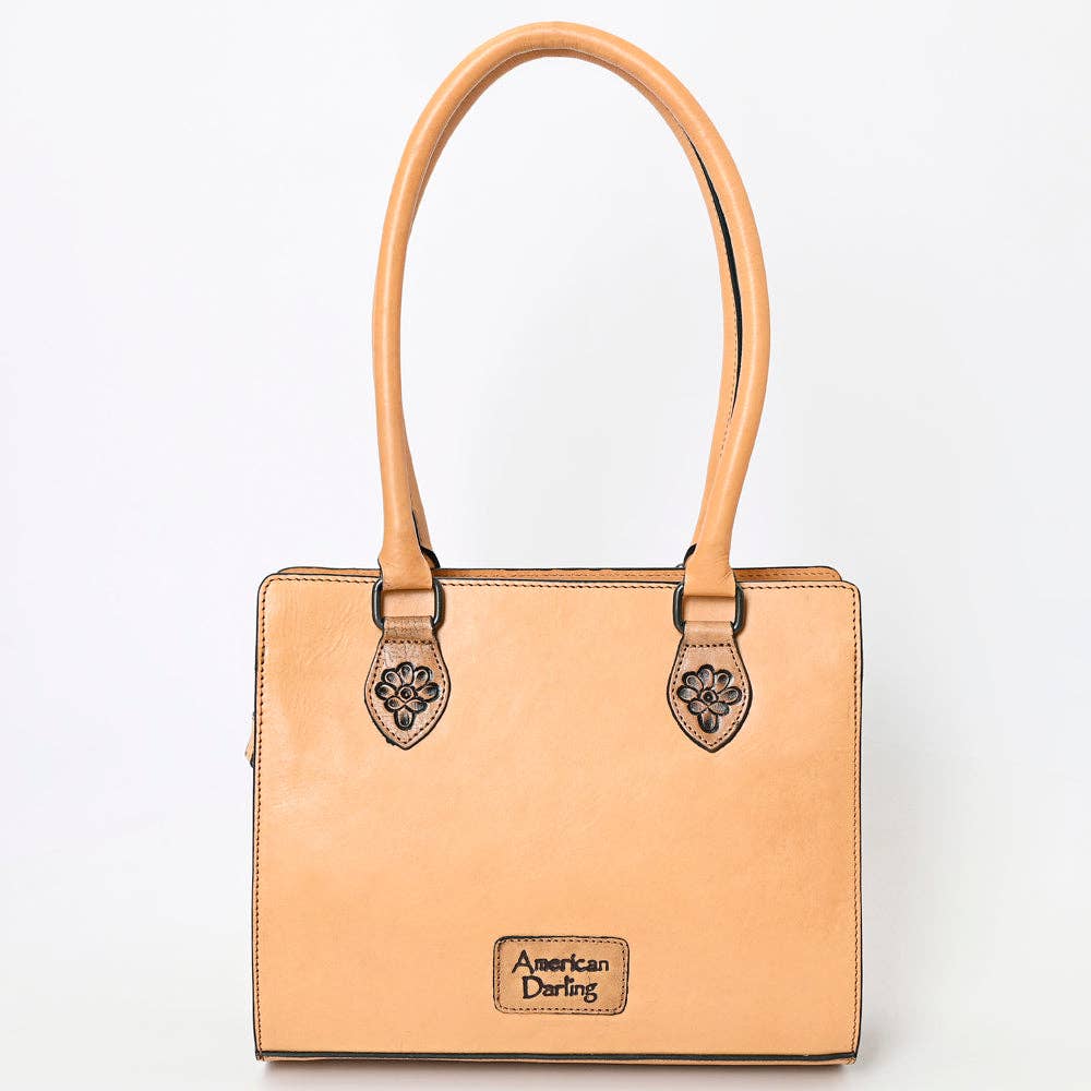 American Darling Bag: Hand Tooled Genuine Leather Purse