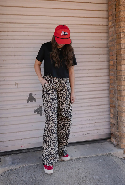 Off The Track Leopard Pants