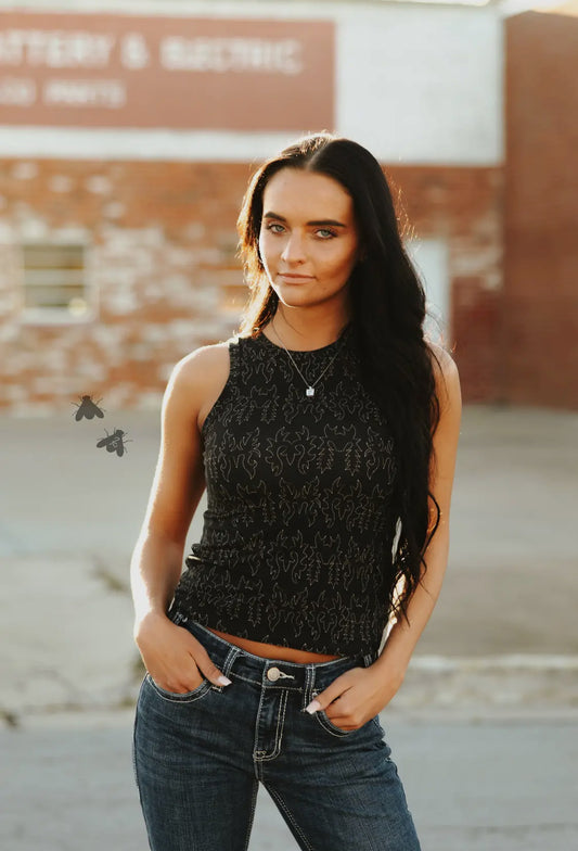 Midnight Mesa Tank Top