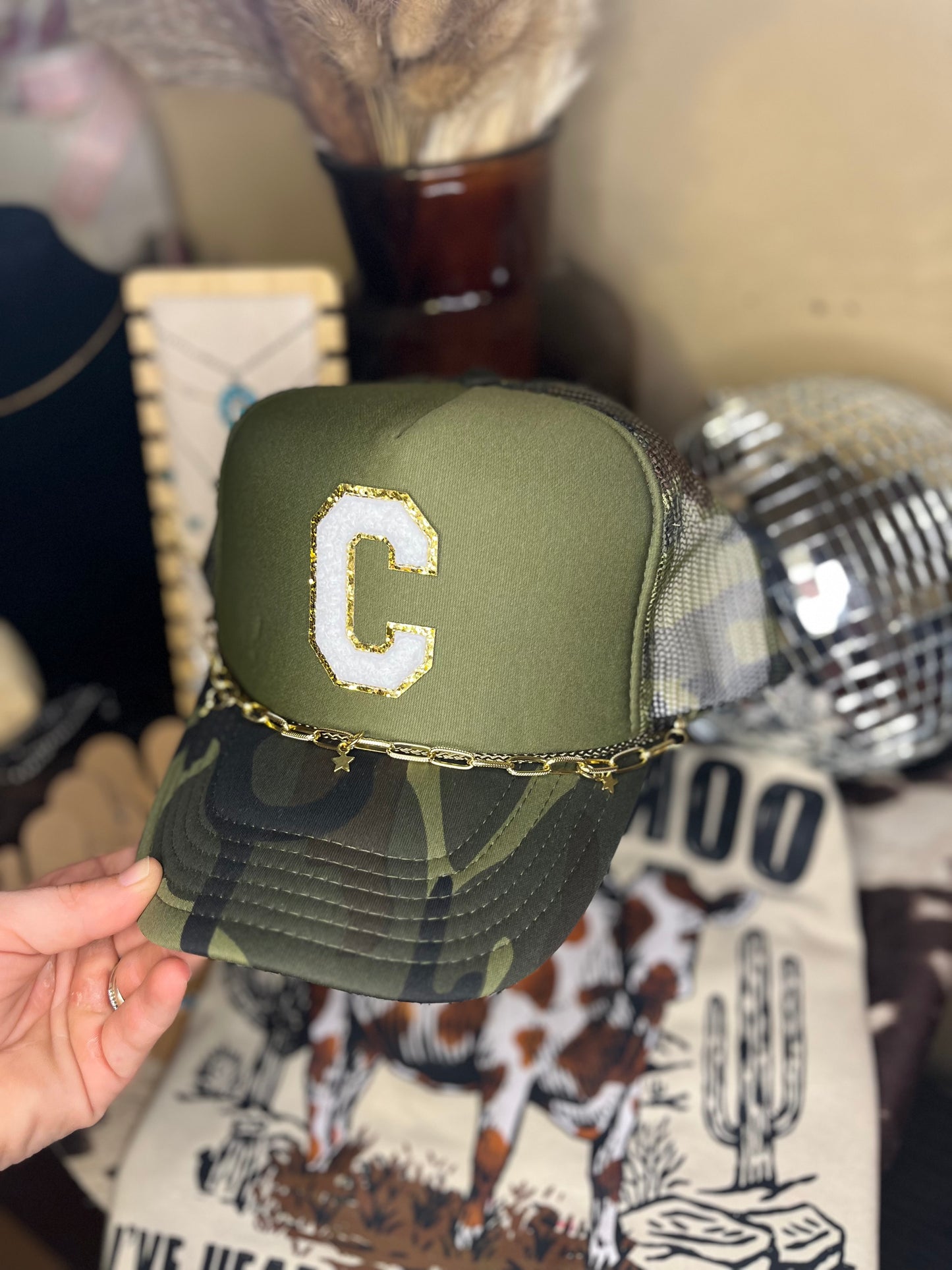 Custom Initial Trucker Hat