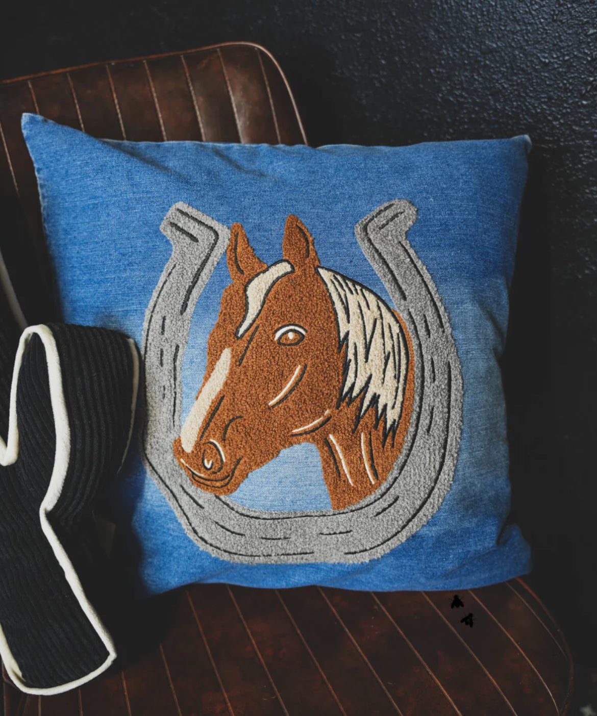 Denim Darlin’ Throw Pillow