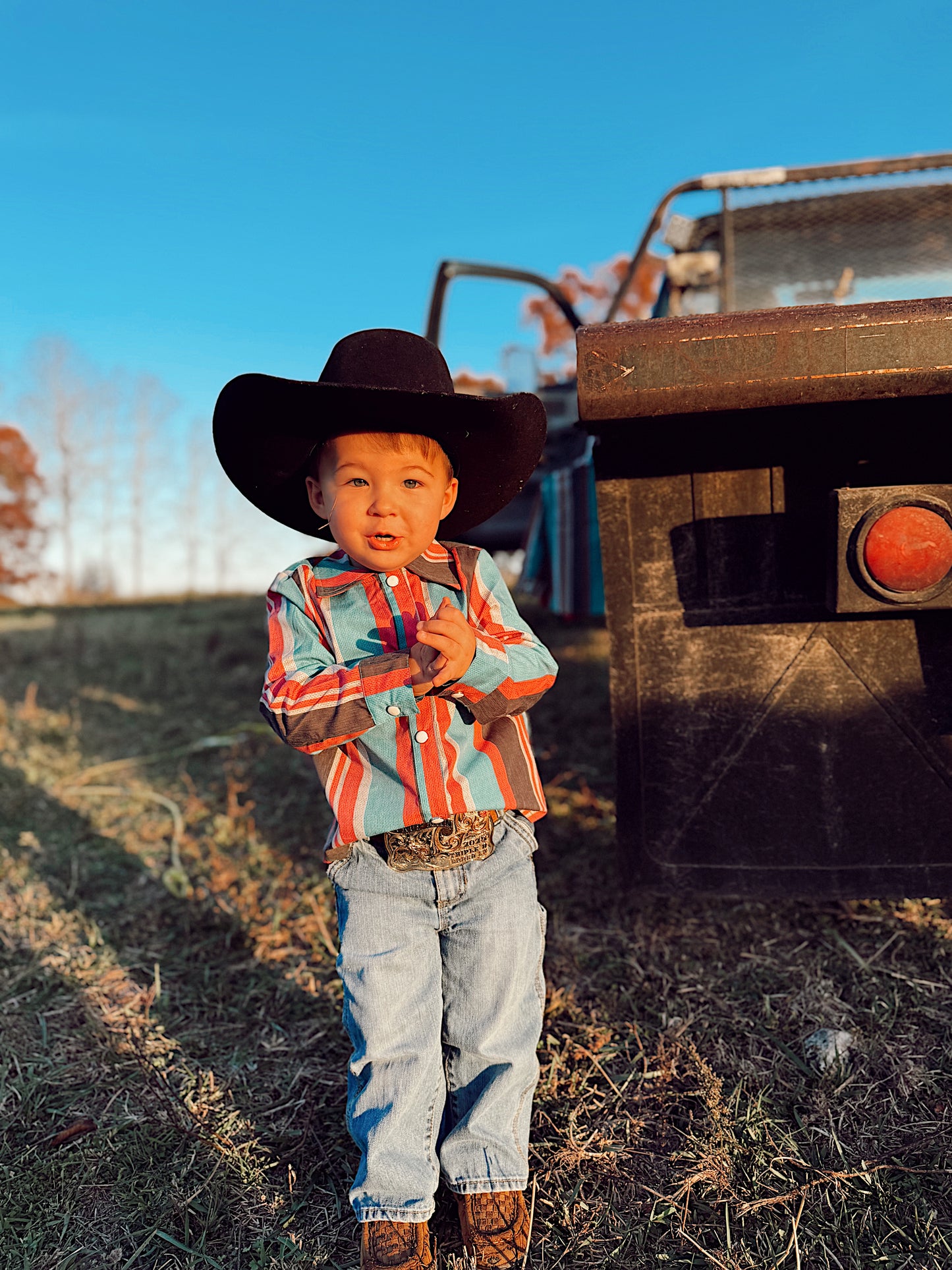 New To Country Button Up