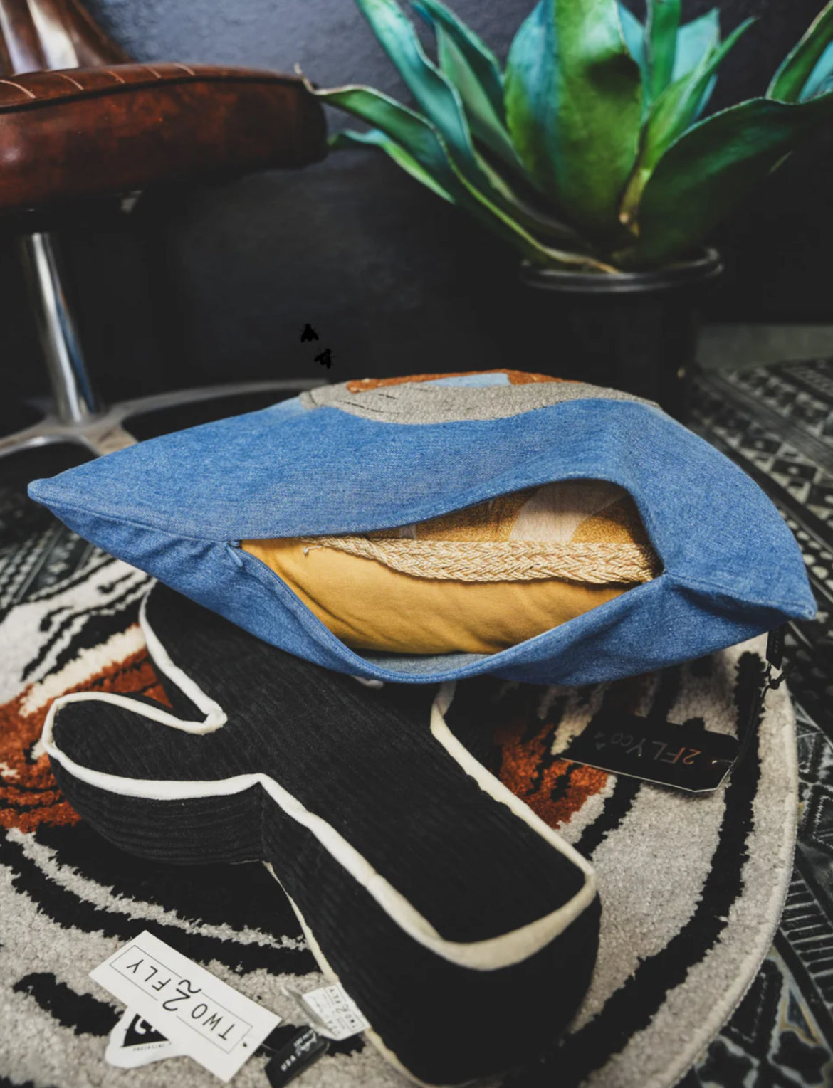 Denim Darlin’ Throw Pillow
