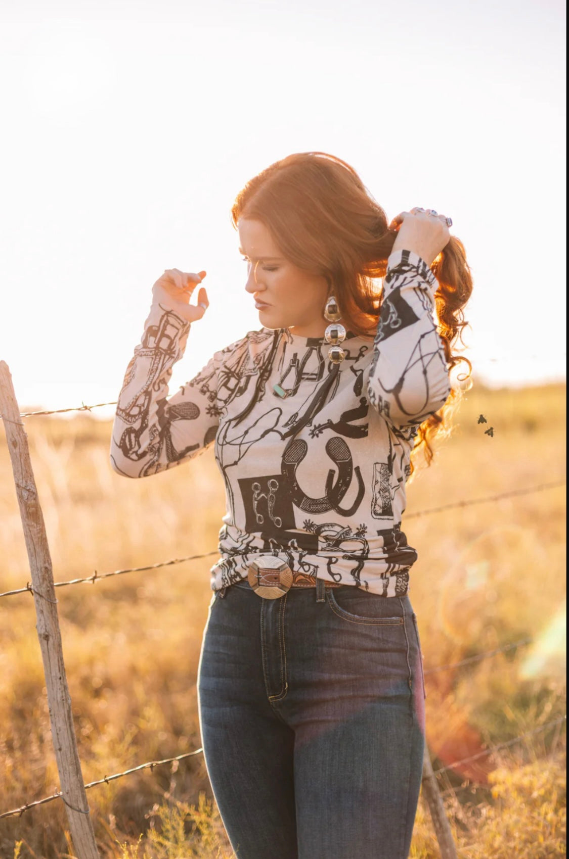 Saddle Up Anyway Long-sleeve Top