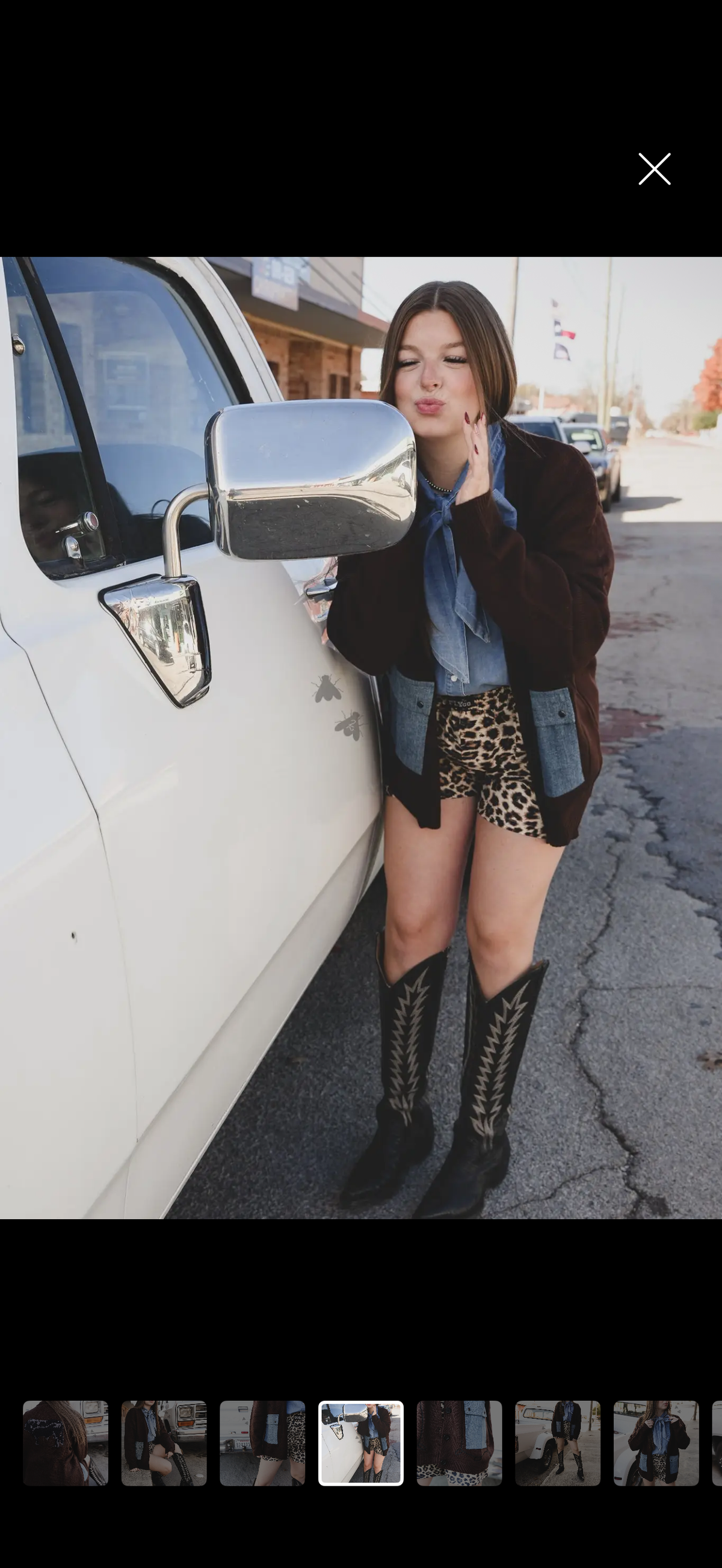 Cattle Babe Cardigan—Angus