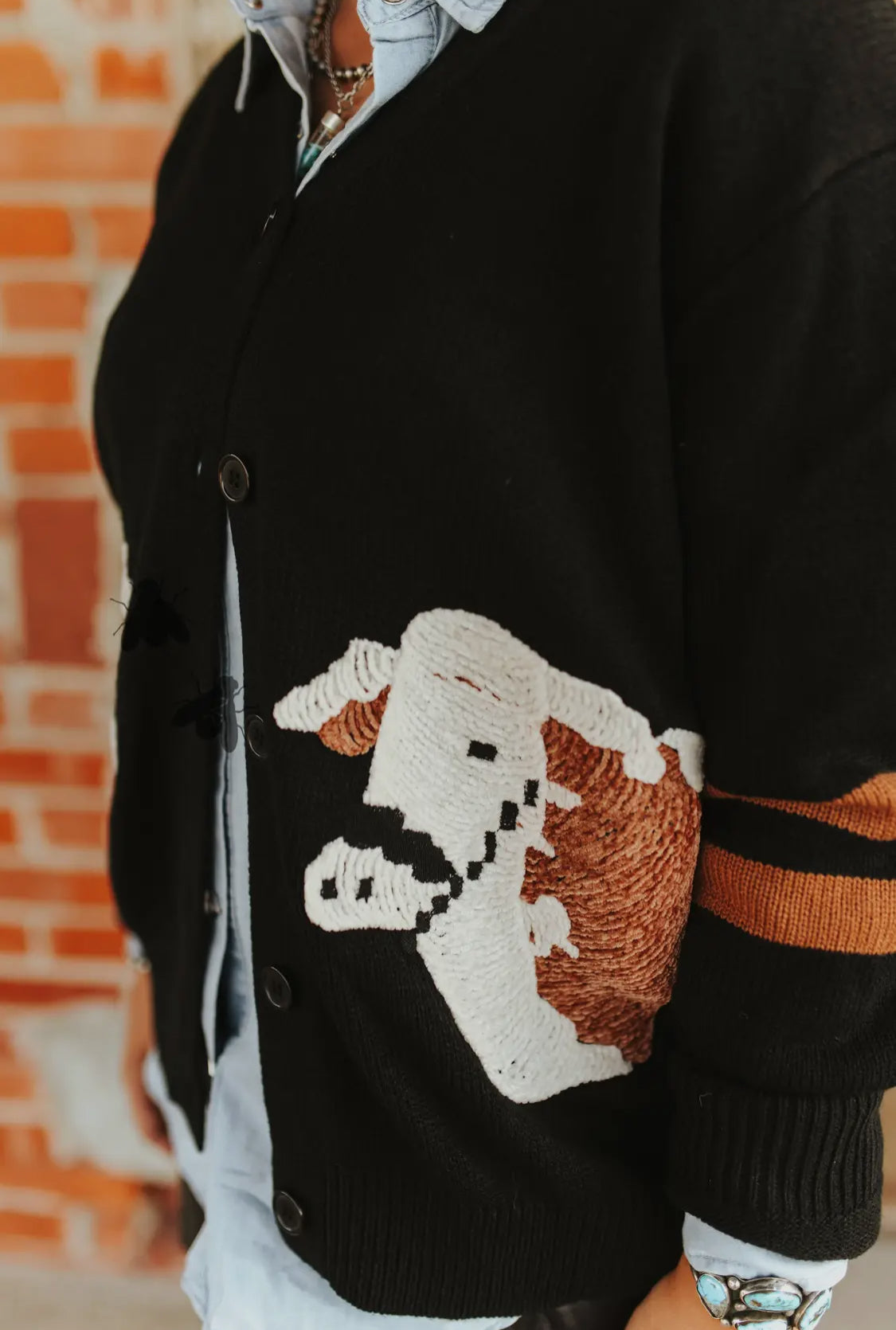 Cattle Cardi—Black Hereford