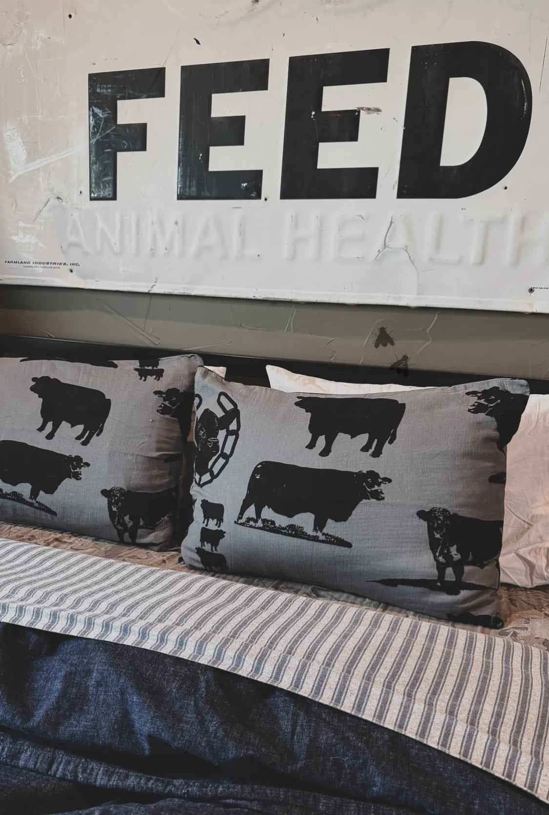 Counting Cattle Pillowcase- Set of 2