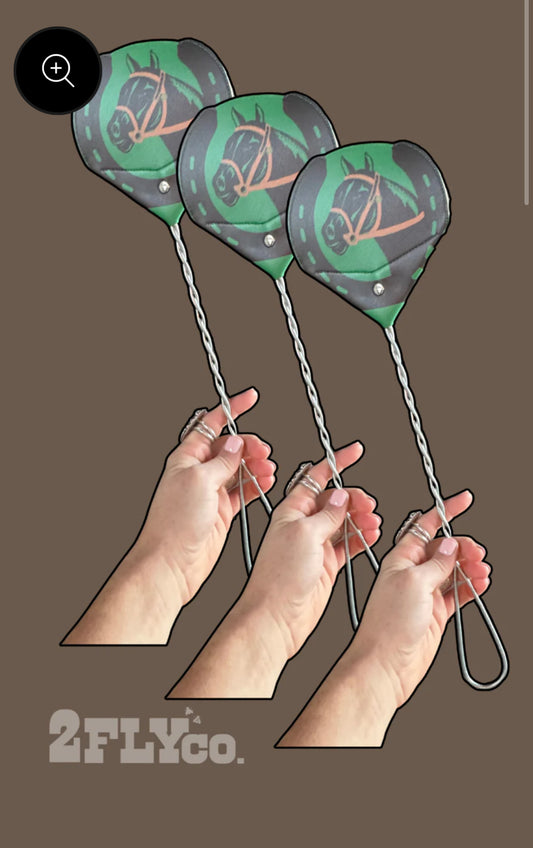 HORSIN’ around FLY swat—Green