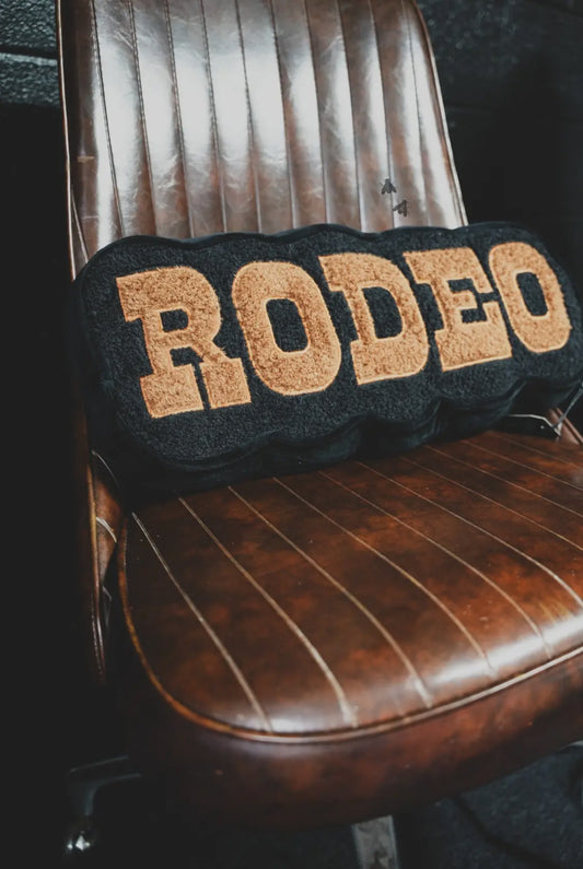 Rodeo Ready Pillow- Saddle