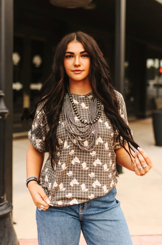 Grit n Grind Plaid Top