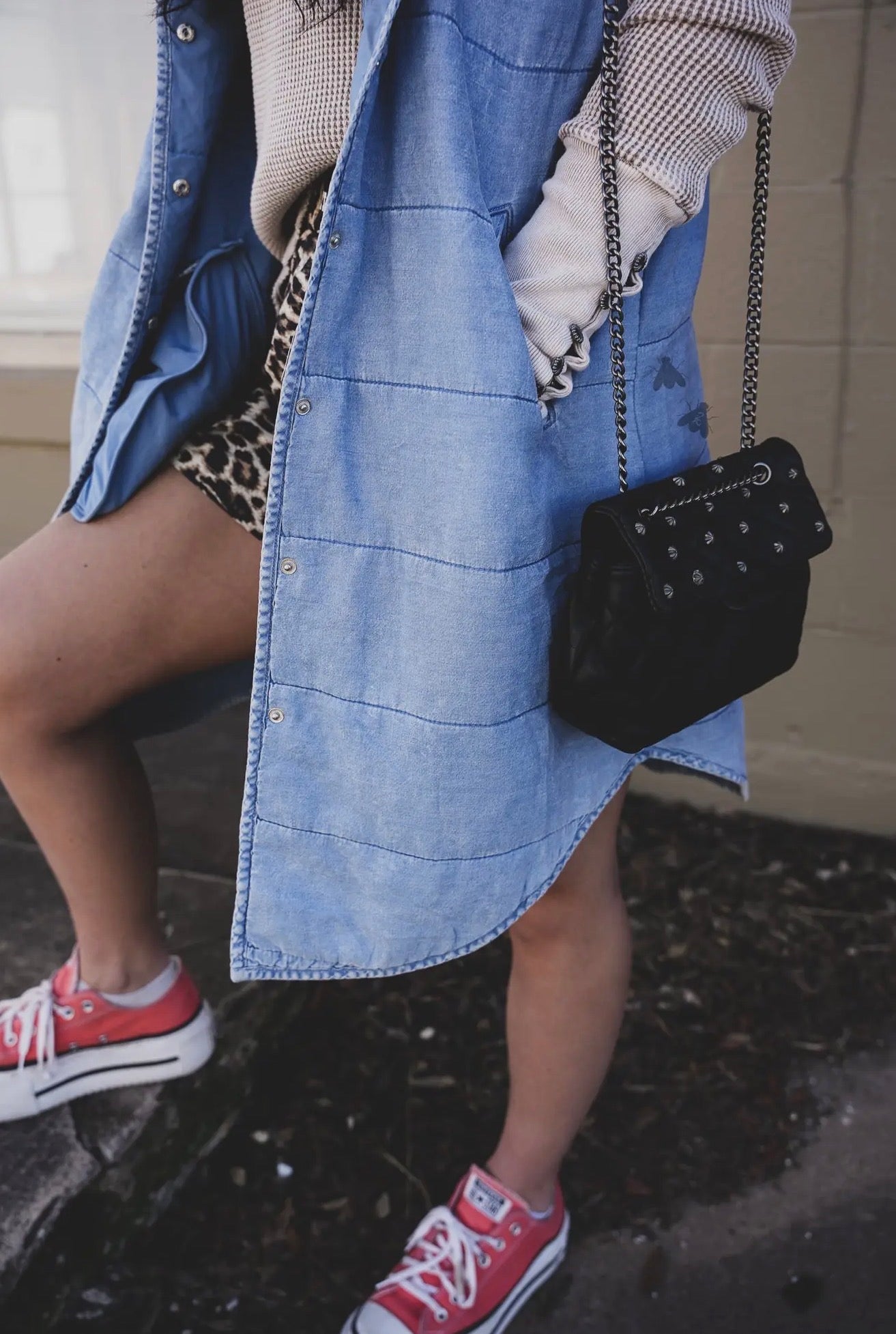 The Quincy Quilted Pearl Snap Vest